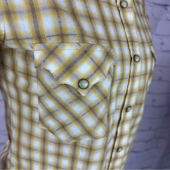 western brooks & dunn collection by panhandle slim pearl snap shirt size small - Picture 8 of 9